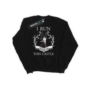Maleficent Girls I Run This Castle Cotton Sweatshirt / Black